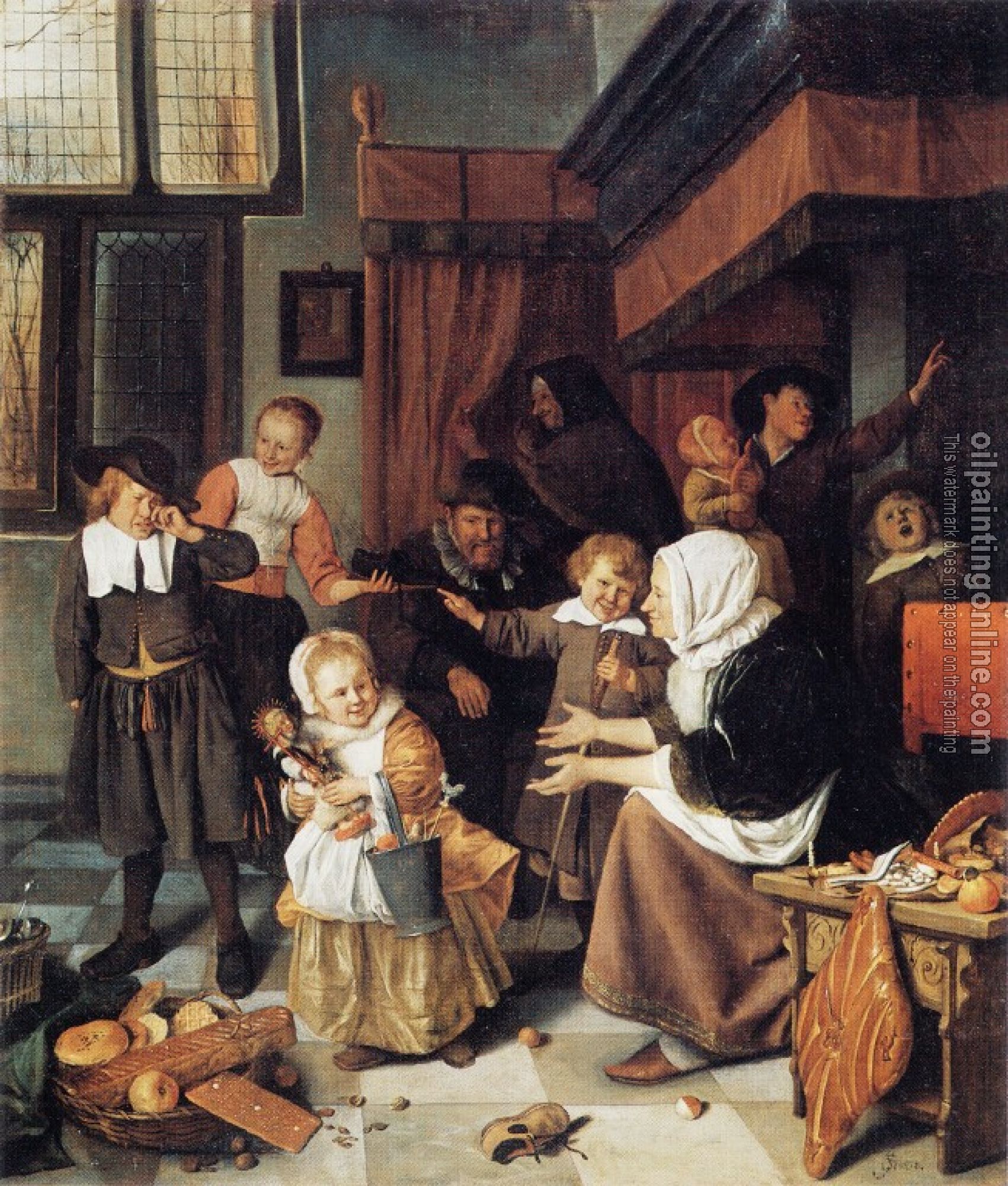 Steen, Jan - The Feast of St Nicholas